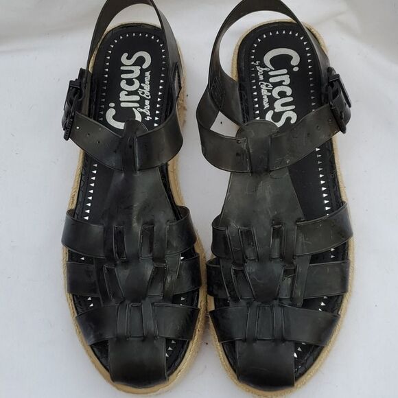 CIRCUS ESPADRILLE gel sandals by Sam Edelson size 7M - Picture 1 of 10